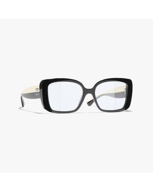 CHANEL Square Light Glasses - Black