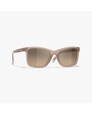 CHANEL Rectangle Sunglasses - Multicolor