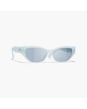 CHANEL Cat Eye Sunglasses - Blue