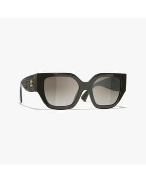 CHANEL Butterfly Sunglasses - Brown