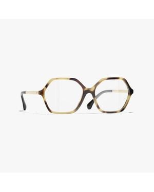 CHANEL Square Eyeglasses - Metallic