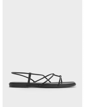 Charles & Keith Riemchensandalen Mit Karree-Form - Weiß