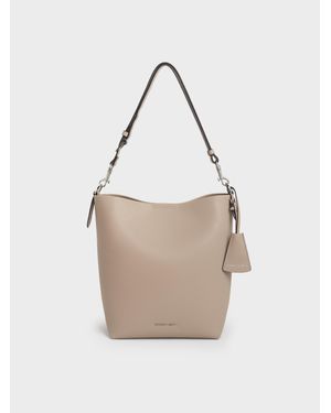 Charles & Keith Beryl Bucket-Tasche - Weiß