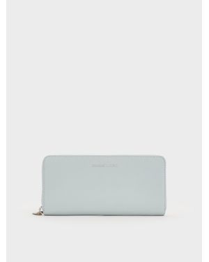 Charles & Keith Dulcie Zip-around Long Wallet - Grey