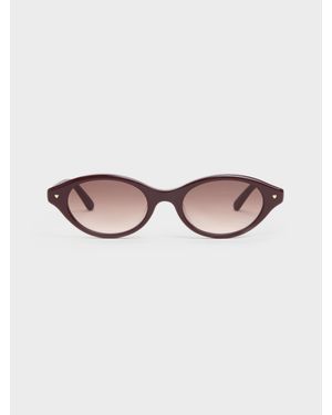 Charles & Keith Pecola Oval Sunglasses - Multicolour