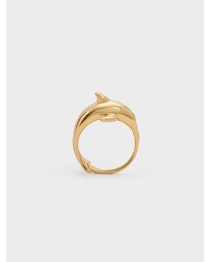 Charles & Keith Delphina Delfin-Ring - Weiß