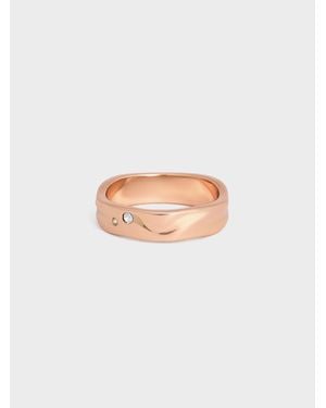 Charles & Keith Ottilie Skulpturaler Ring - Weiß