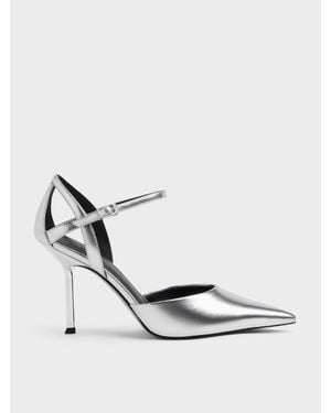 Charles & Keith D'Orsay Stiletto-Pumps - Weiß