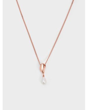 Charles & Keith Corrine Tropfenperlenkette - Weiß