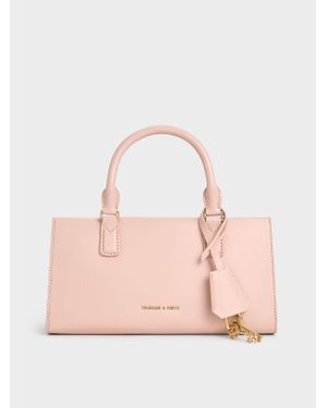 Charles & Keith Mini Kerry Tote Bag - Pink