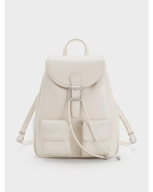 Charles & Keith Bryna Backpack - White