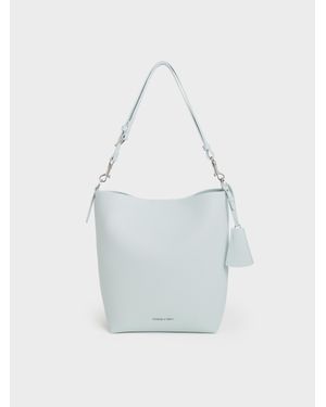 Charles & Keith Beryl Bucket Bag - White