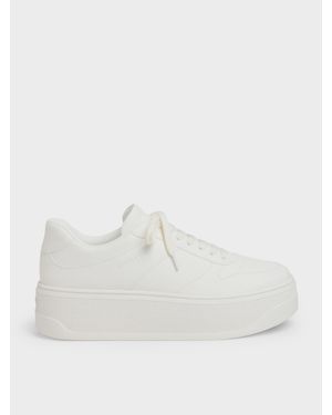 Charles & Keith Platform-Sneaker - Weiß