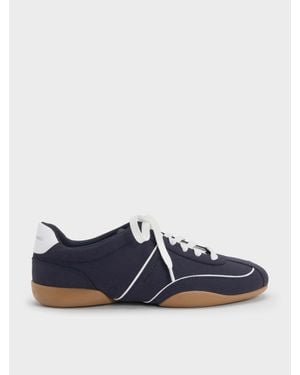 Charles & Keith Louise Sneakers Mit Kontrastbesatz - Blau
