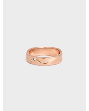 Charles & Keith Ottilie Skulpturaler Ring - Weiß