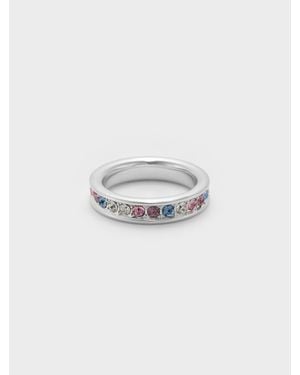 Charles & Keith Bague Ornée De Faux Cristaux Maeve - Blanc