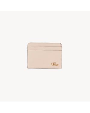 Chloé Iconic Card Holder - Natural