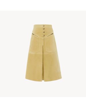 Chloé Knee-Length Skirt - Yellow