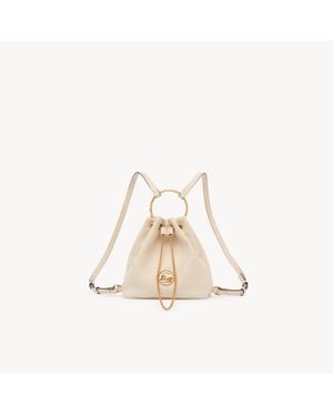 Chloé Small Bracelet Backpack - Natural