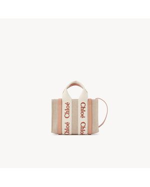 Chloé Mini Woody Tote Bag - Pink