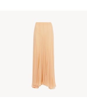 Chloé Fluid Maxi Skirt - Natural