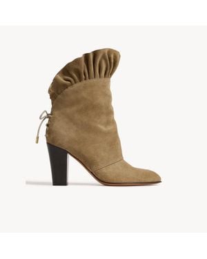 Chloé Anouk Heeled Ankle Boot - Brown
