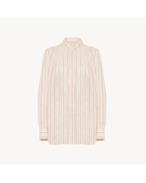 Chloé Gathered Blouse - Natural
