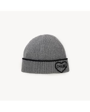 Chloé The Encoeur Beanie - Grey
