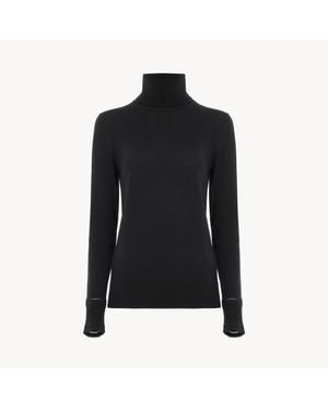Chloé Fitted Turtleneck - Black