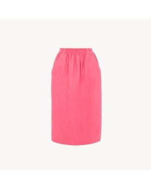 Chloé Midi Pencil Skirt - Pink