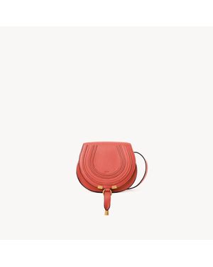 Chloé Small Marcie Saddle Bag - Red