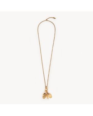 Chloé The Fruits Long Necklace - Metallic