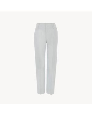Chloé Cigarette Trousers - Grey