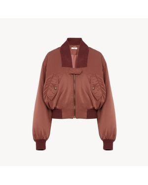 Chloé Bomber Jacket - Red