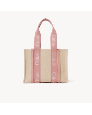 Chloé Woody Tote Bag - Pink