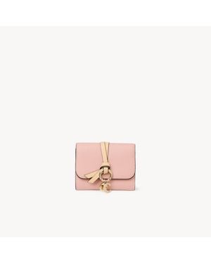 Chloé Small Alphabet Tri-Fold - Pink