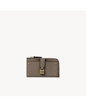 Chloé Small Paddington Purse With Card Slots - Grey