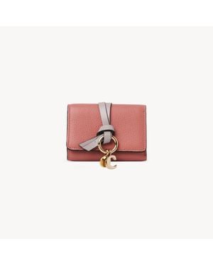 Chloé Mini Alphabet Tri-Fold - Pink