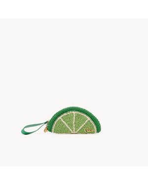 Chloé Tropicus Lime Slice Pouch - Green