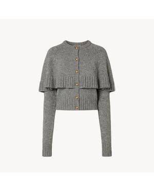 Chloé Cape Cardigan - Grey