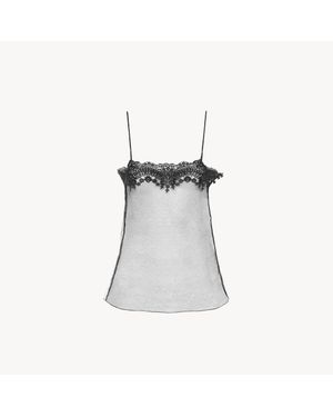 Chloé Fitted Tank Top - Grey