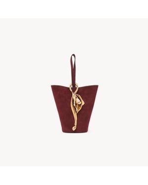 Chloé Small Eden Treasures Wristlet Bucket Bag - Red