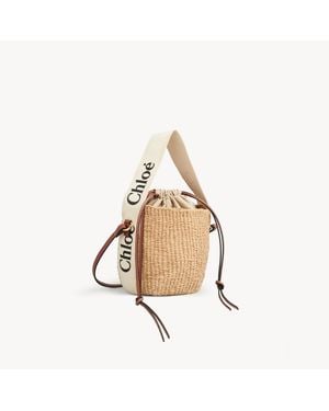 Chloé Small Woody Basket - Natural
