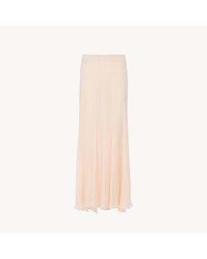 Chloé Fluid Maxi Skirt - Natural