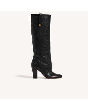Chloé Anouk Heeled Boot - Black
