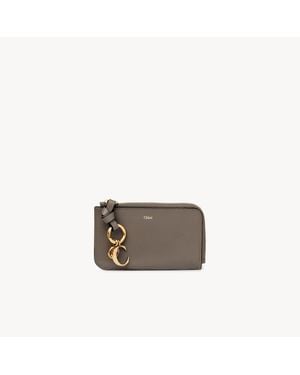Chloé Alphabet Wallet - Grey