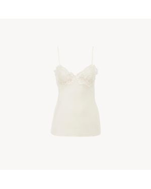 Chloé Camisole Top - White