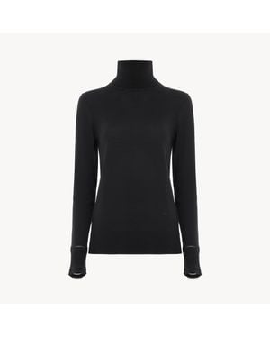 Chloé Fitted Turtleneck - Black