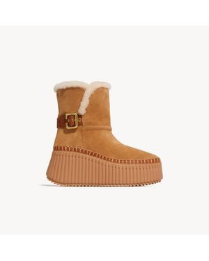 Chloé Nama Ankle Boot - Brown