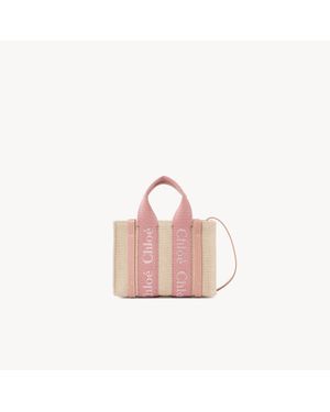 Chloé Mini Woody Tote Bag - Pink